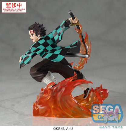 SEGA – XrossLink Anime Demon Slayer: Kimetsu no Yaiba Figure Tanjiro Kamado X Giyu Tomioka X Akaza (Licensed)
