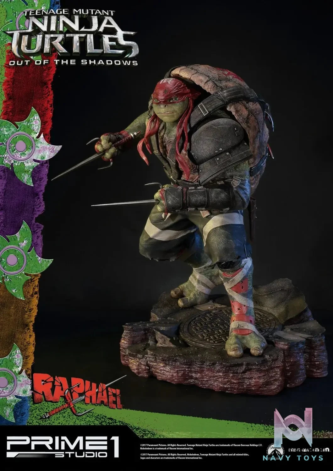Prime 1 Studio – Premium Masterline Teenage Mutant Ninja Turtles: Out of the Shadows (Film) Raphael PMTMNT-03 (Licensed)