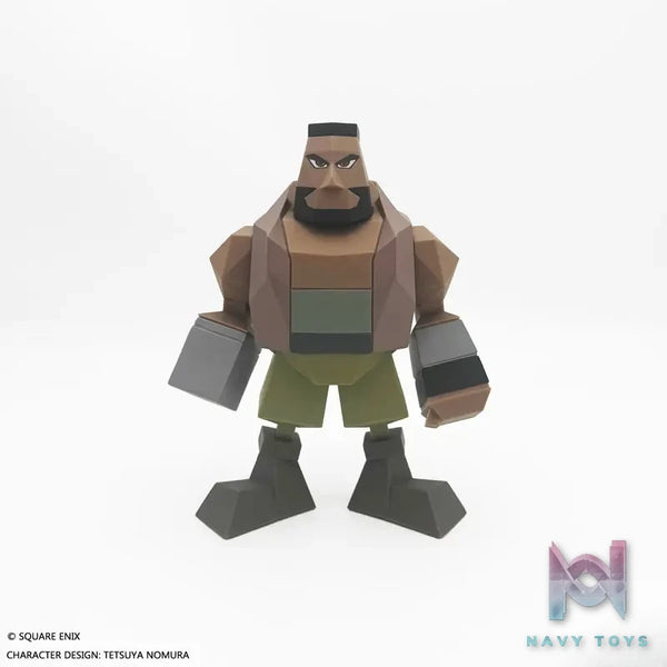 SQUARE ENIX – FINAL FANTASY VII Polygon Soft Vinyl Barret Wallace X Red 13 (Licensed)