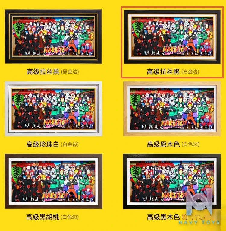 Yu Zhi Jiang Studio – Naruto Multiple Characters Series #2 3D Decorative Painting Naruto