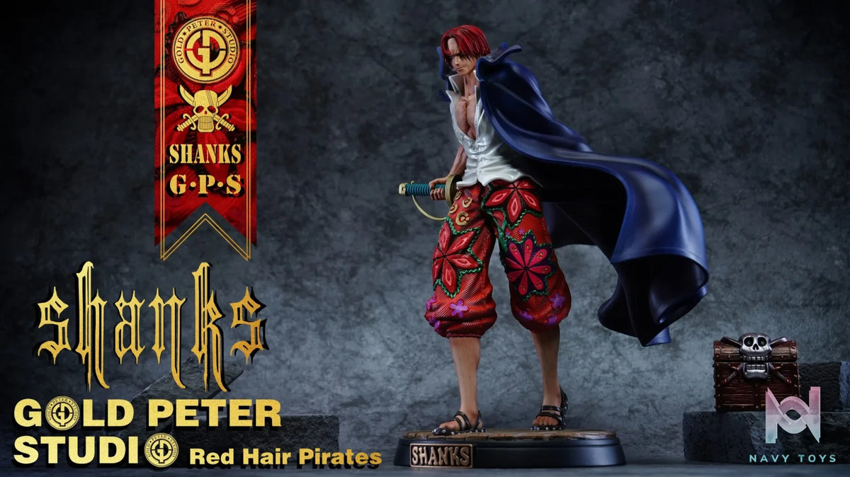 Gold Peter Studio – Shanks Red Hair Pirates One Piece