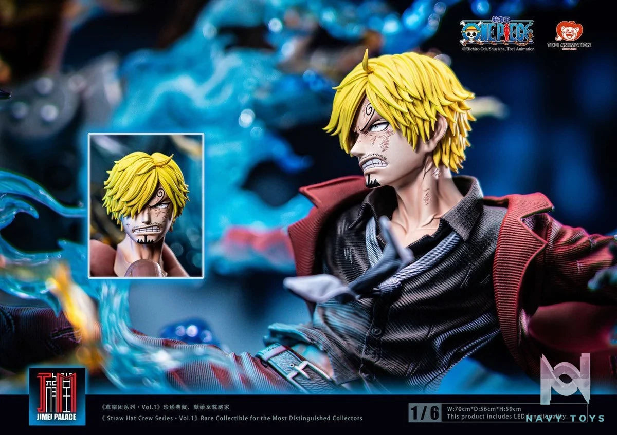 Sanji vs Queen resin statue jimei palace anime figure