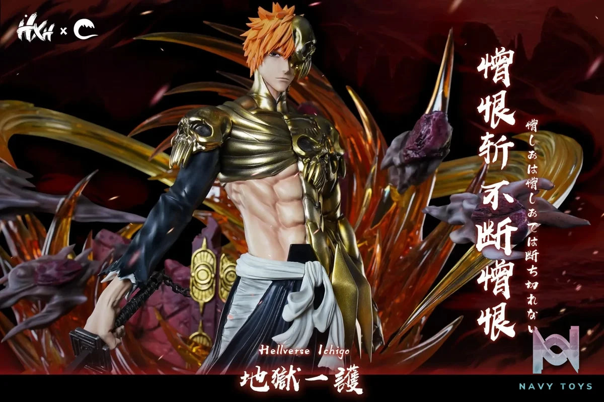 CHENG Studio - Hell arc Ichigo Kurosaki BLEACH resin statue Navy Toys anime figure