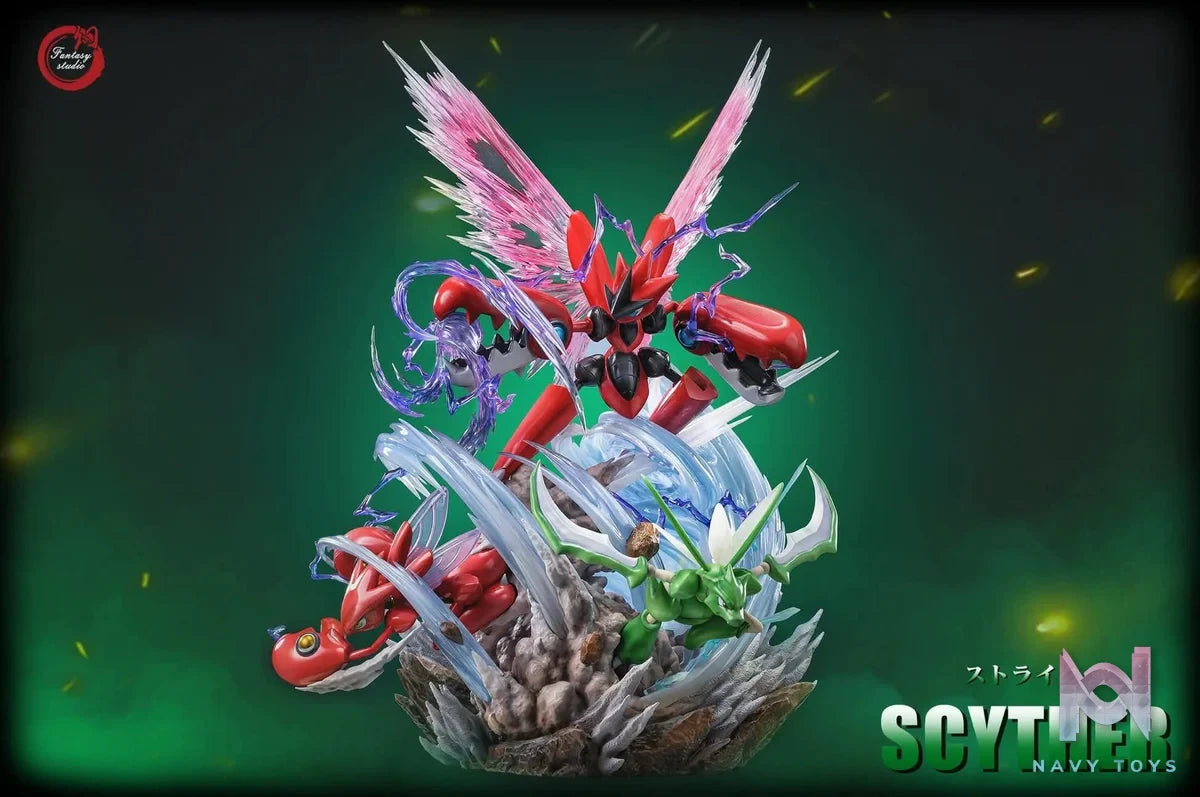 Scyther resin statue fantasy studio anime figure