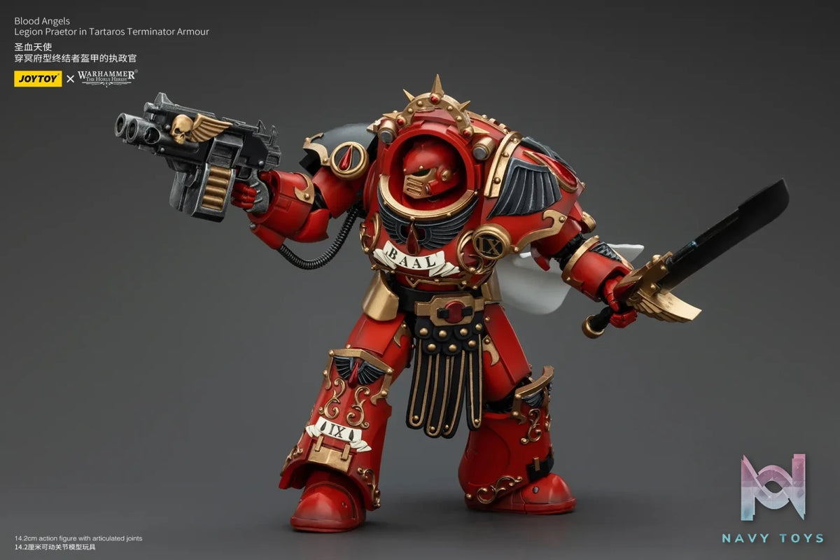 JOYTOY Studio – Warhammer ‘The Horus Heresy’ Blood Angels Legion Praetor in Tartaros Terminator Armour JT00386 (Licensed)