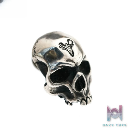 Raven Studio (silver jewelry) – Original Exclusive Design Skull Fabric Button Original
