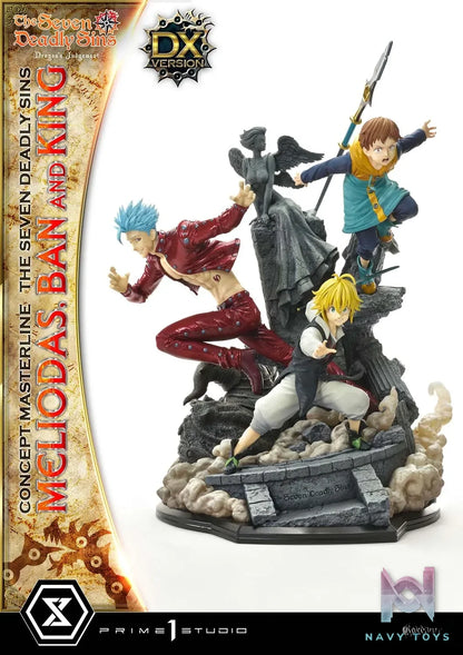 Prime 1 Studio – Concept Masterline The Seven Deadly Sins Meliodas, Ban and King CMNTZ-01 CMNTZ-01DXS (Licensed)