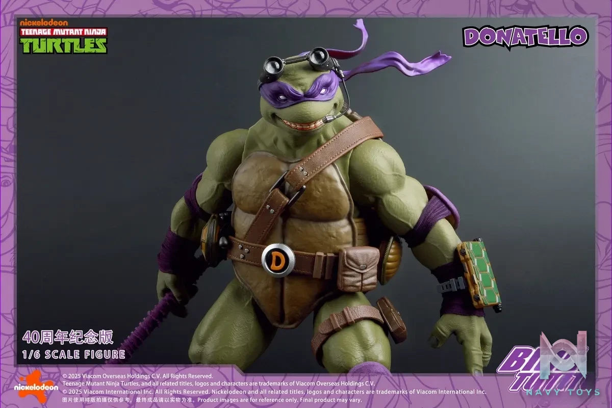 BIGFTOYS – TNMT Donatello 40th Anniversary Edition Action Figure BIGF-003 (Licensed)