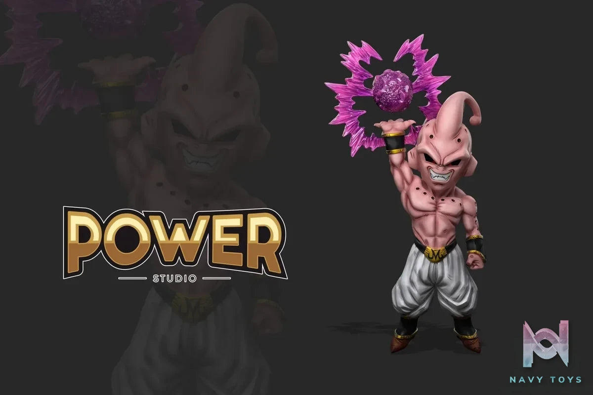 Power Studio - Dragon Ball Spirit Bomb Majin Buu resin statue Navy Toys anime figure