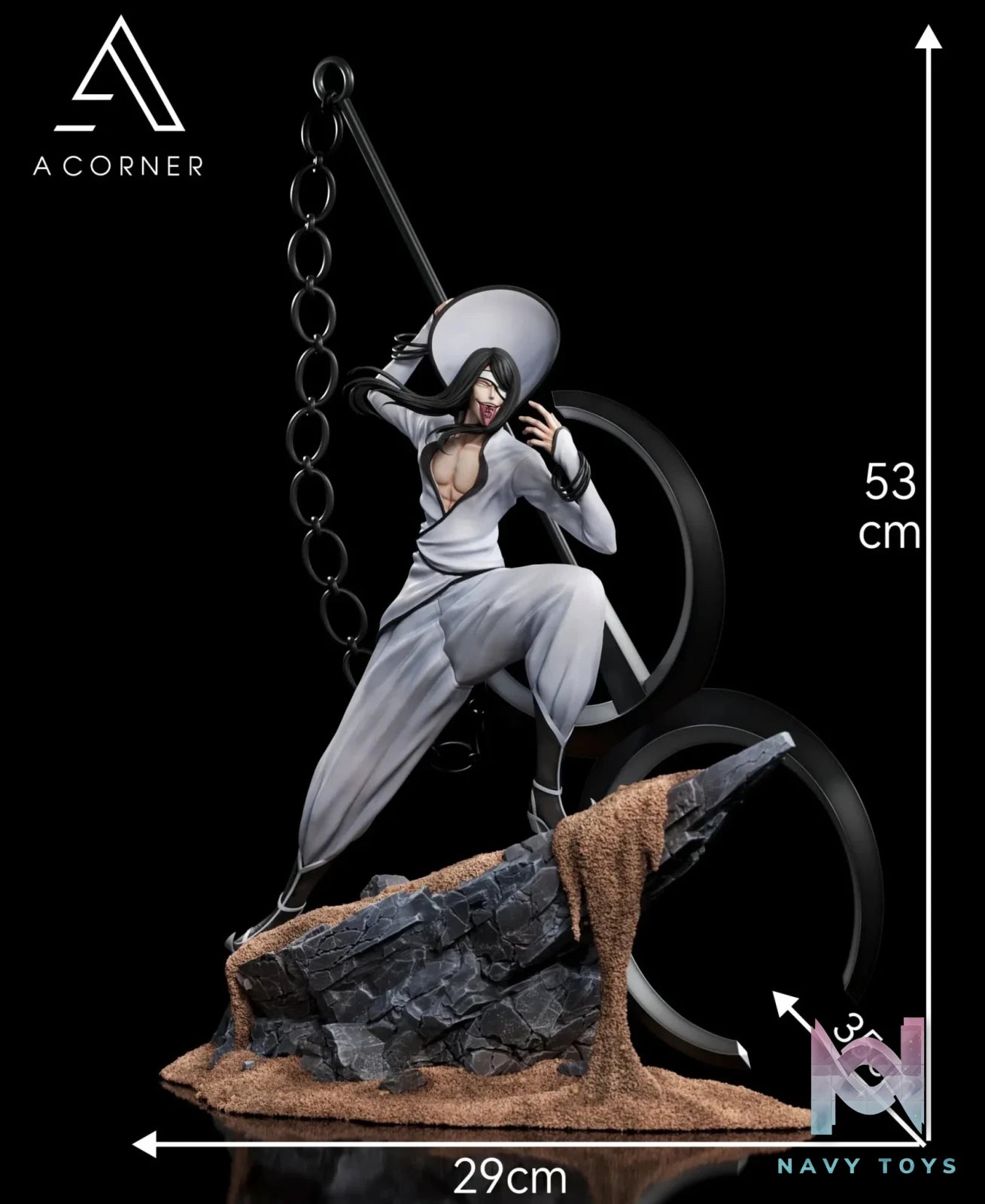 A Corner Studio - Espada Series No.5 x No.8 x No.0 Bleach resin statue Navy Toys anime figure