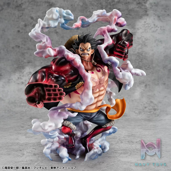 Megahouse – One Piece Monkey D. Luffy Portrait Of Pirates “SA-MAXIMUM” Gear Fourth, Boundman, 10th Limited Ver. 1/8 Figure (Licensed)