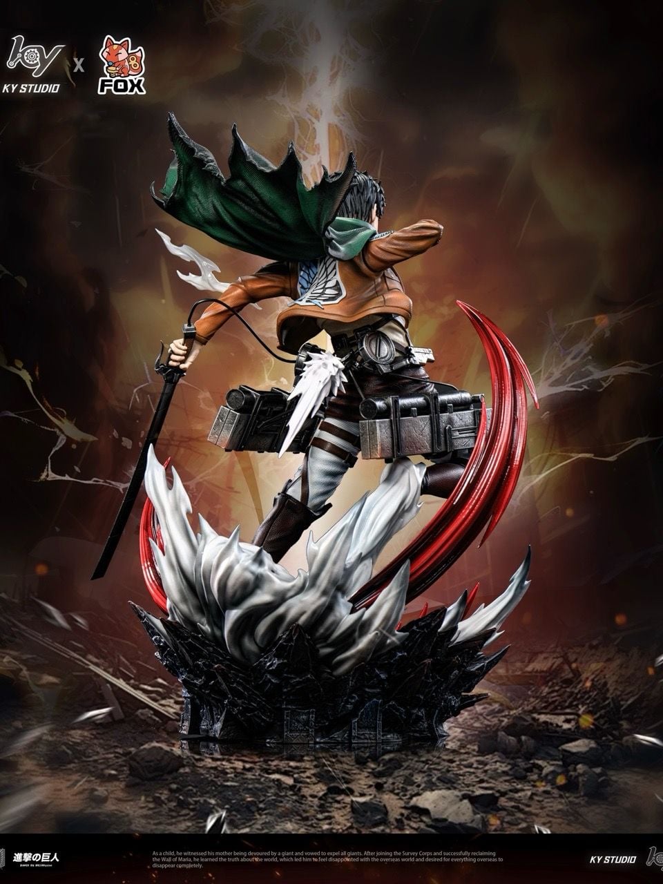 Eren - Attack On Titan - FOX Studio x KY Studio resin statue FOX Studio x KY Studio anime figure