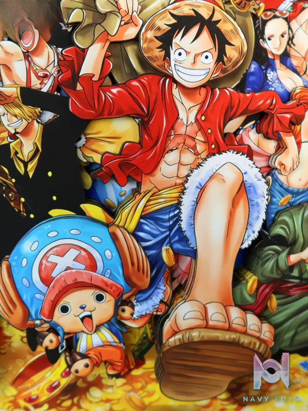 KALA HOME Studio – One Piece Multiple Characters #06 3D Decorative Painting One Piece