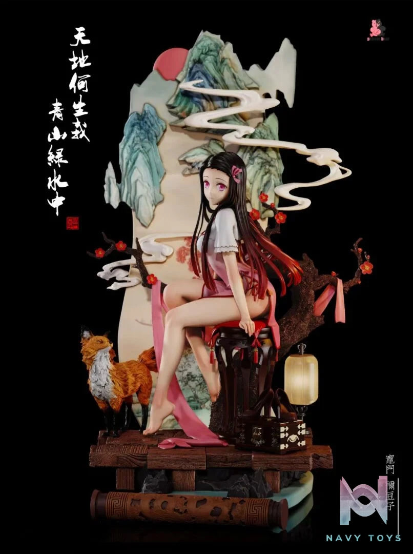 Nezuko - Pointer Bear resin statue pointer bear studio anime figure