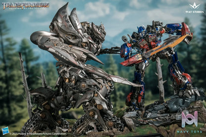 WAY Studio – Transformers: Revenge of the Fallen Series Optimus Prime vs Megatron Scene Statue (Licensed)