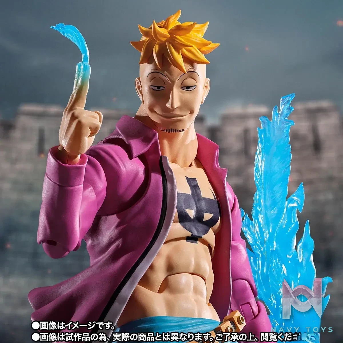 BANDAI SPIRITS – One Piece – Marco – S.H.Figuarts – Marineford (Licensed)