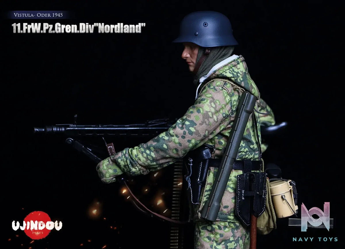 UJINDOU – 1/6 WWII 11. FrW. Pz. Gren. Div “Nordland”, Vistula – Oder 1945 UD9051 (Licensed)