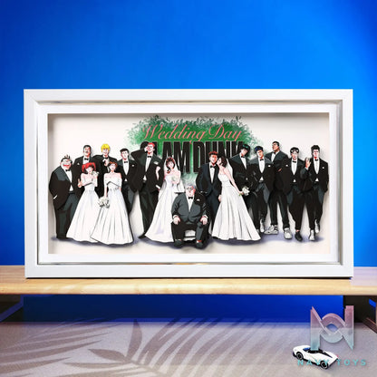 Yu Zhi Jiang Studio – Slam Dunk Multiple Characters Series #15 3D Decorative Painting Slam Dunk