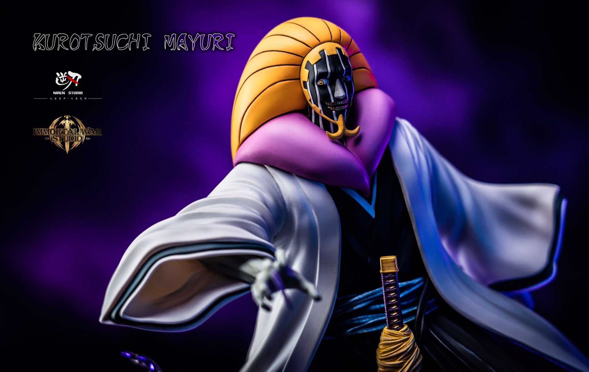 Kurotsuchi Mayuri - Bleach - IW x Niren Studio resin statue IW Studio x Nien Studio anime figure