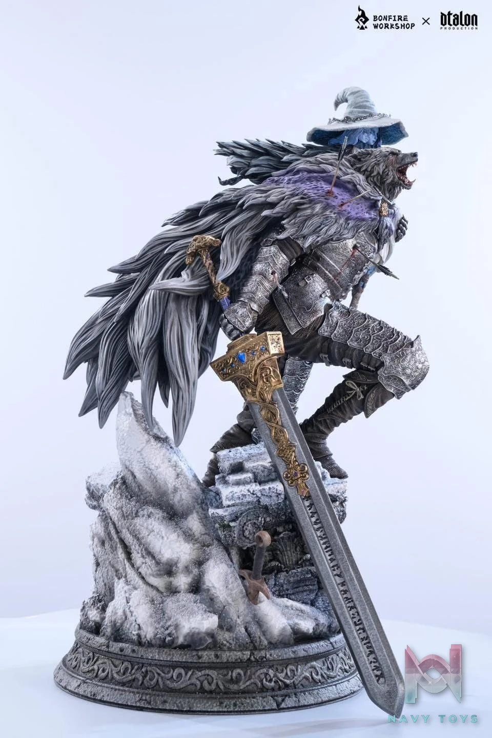 Wolf and Luna Princess - Elden Ring - Bonfire x Dtalon Studio resin statue Bonfire x Dtalon Studio anime figure