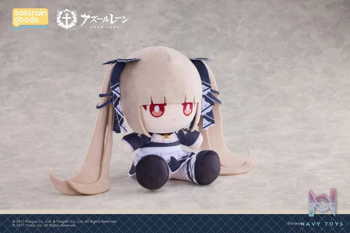 Solarain Toys – Azur Lane Cheshire × Formidable × Sirius PuniPuni Sitting Plush Doll (Licensed)