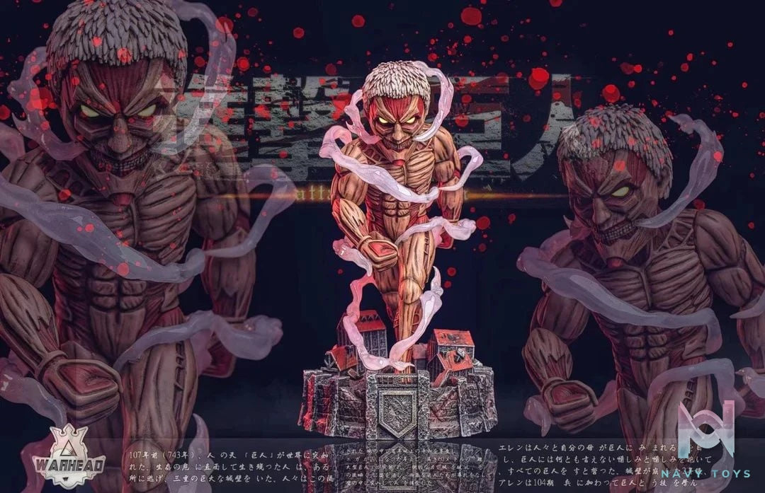 Armored Titan - Attack On Titan - Warhead Studio resin statue warhead studio anime figure