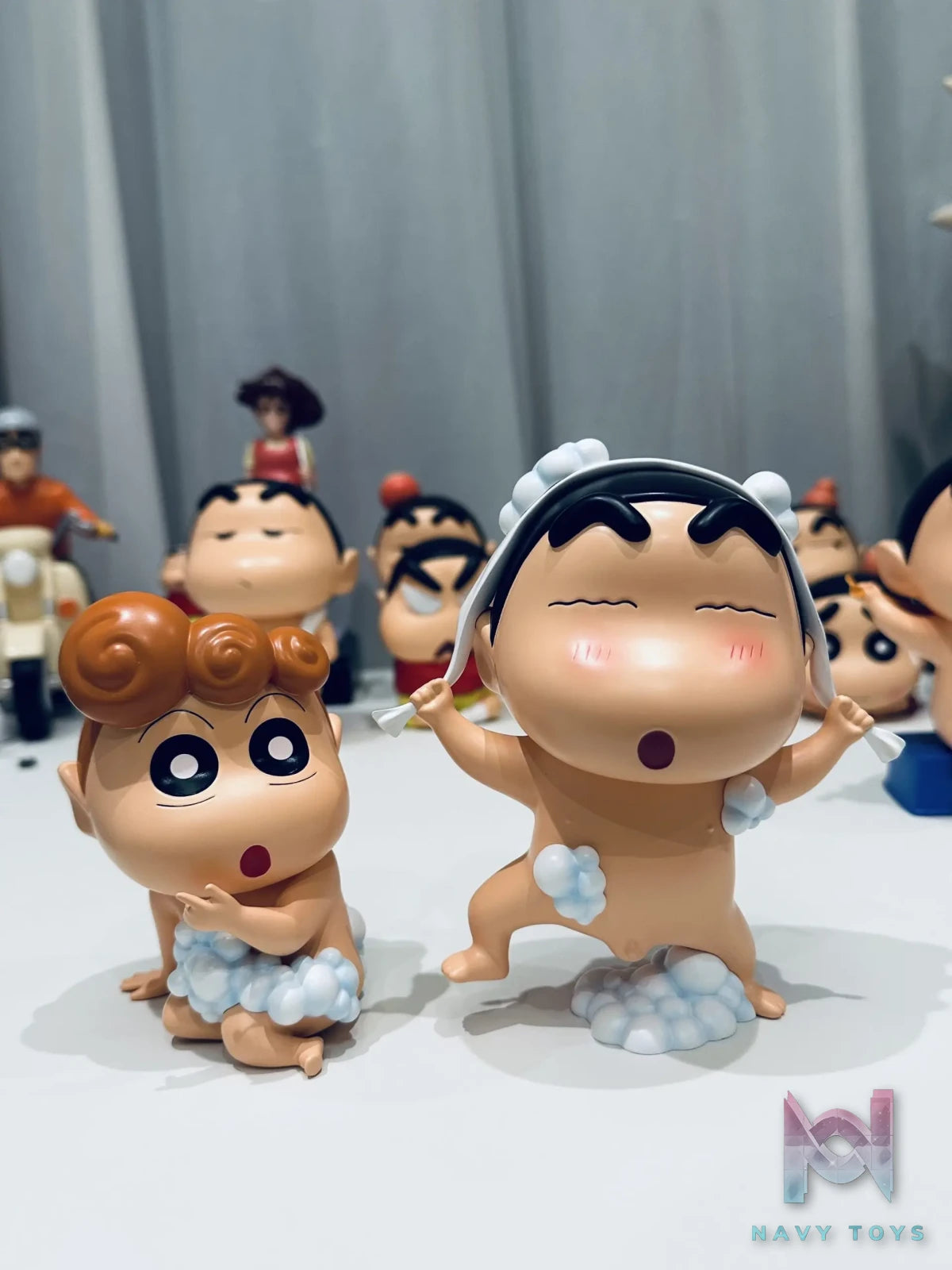 Biubiu Studio – Bathing Shin-chan x Bathing Himawari Crayon Shin-chan
