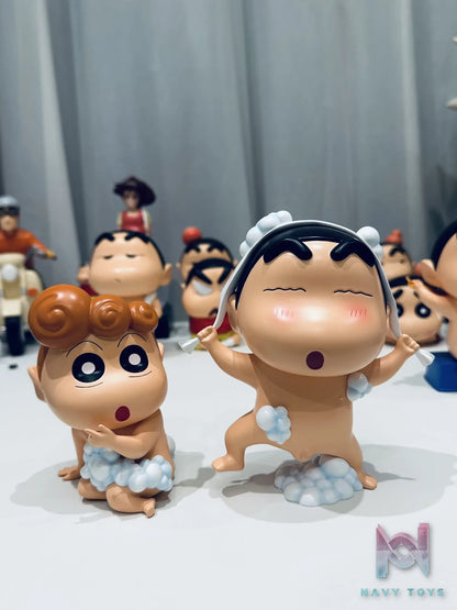 Biubiu Studio – Bathing Shin-chan x Bathing Himawari Crayon Shin-chan