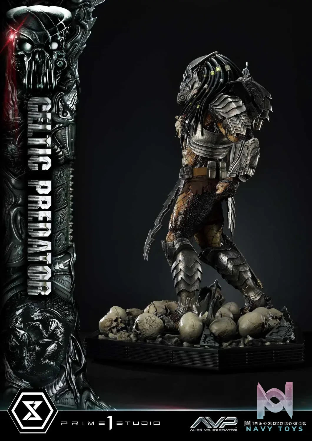 Prime 1 Studio Museum Masterline Alien vs. Predator Celtic Predator MMPR-05 MMPR-05S