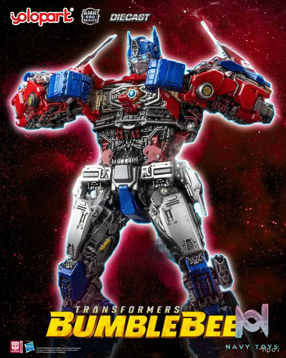 Yolopark – AMK PRO Series Transformers: Bumblebee Optimus Prime Model Kit (Licensed)