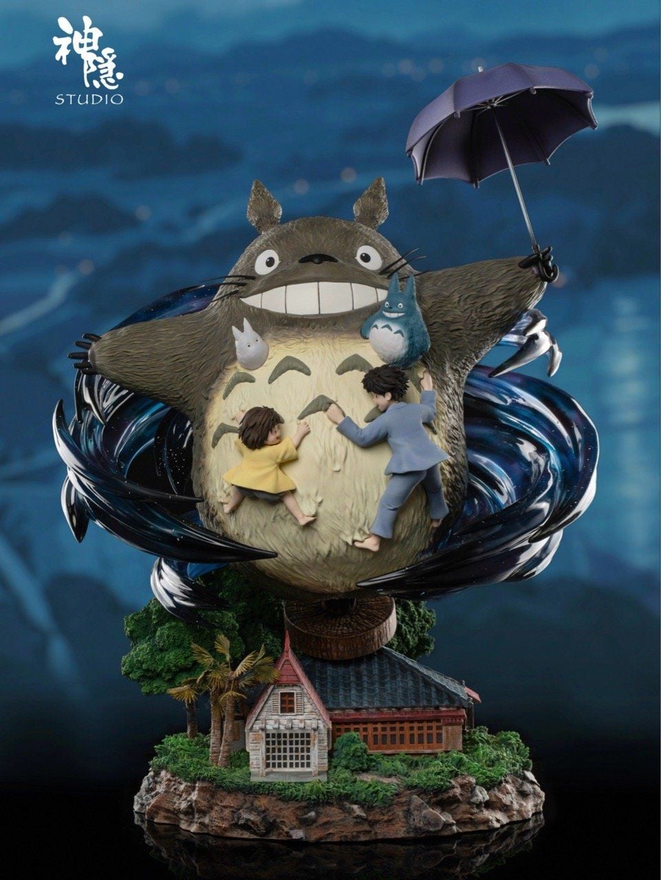Totoro Night Tour - My Neighboir Totoro - ShenYin Studio resin statue shenyin studio anime figure