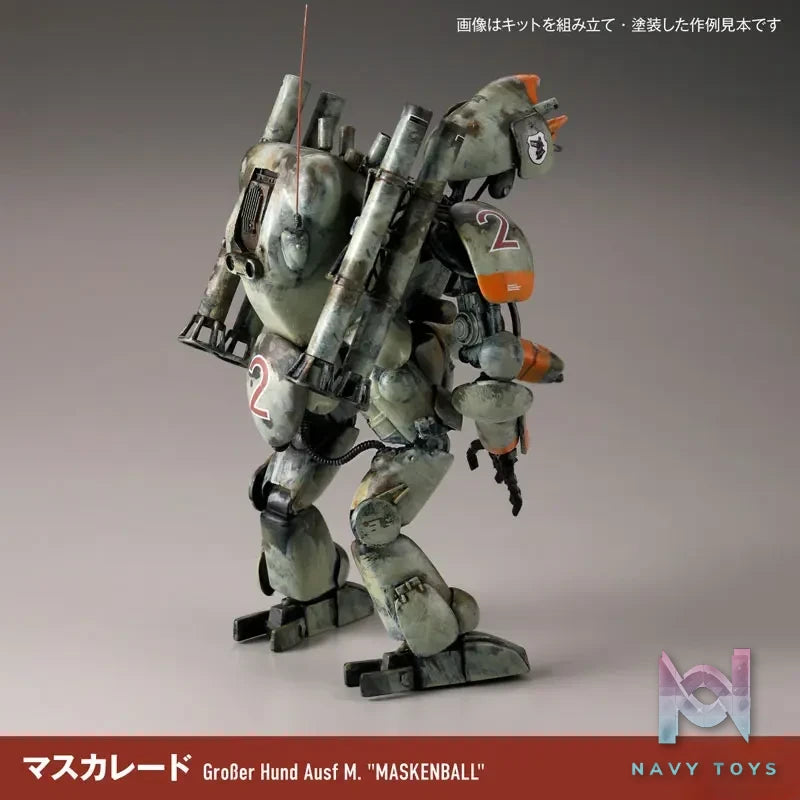 Kaiyodo – ARTPLA Maschinen Krieger Final Hund Set X Jerry Can Man 1/35 Plastic Model (Licensed)