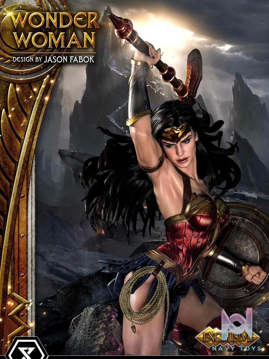 Wonder Woman Versus Hydra - Wonder Woman - Prime 1 Studio (MMDC - 48EXS) resin statue Prime 1 Studio anime figure