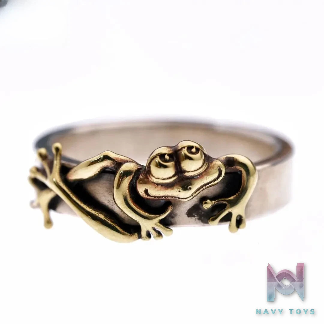 Raven Studio (silver jewelry) – Original Exclusive “Kiss Me” Frog Prince Ring Original