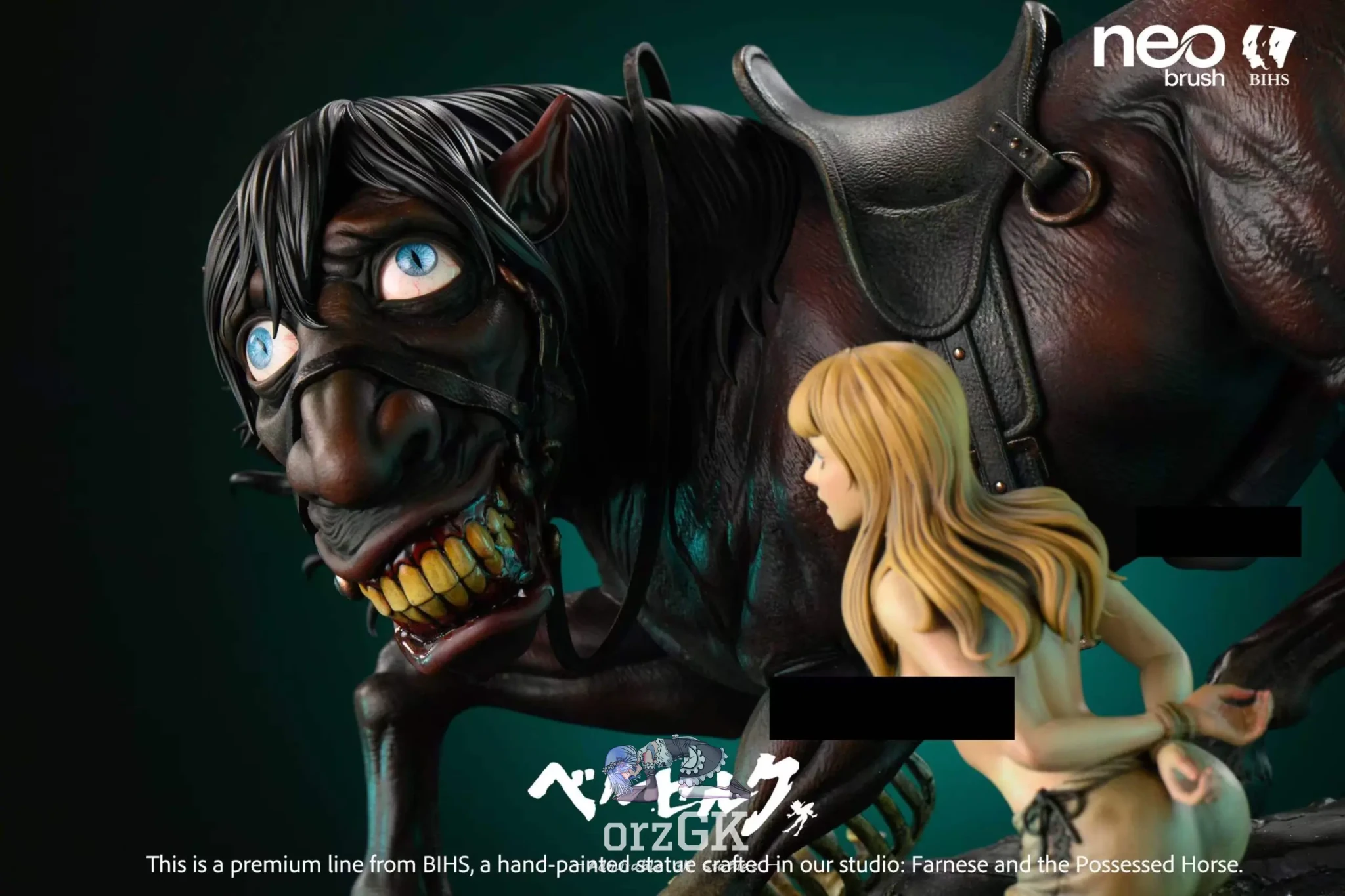 Farnese and the Evil Spirit Possessed Horse - Berserk - BIHS Studio resin statue Navy Toys anime figure