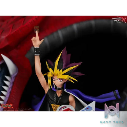 Taka Corp Studio – Yu-Gi-Oh ! – Statue Yugi Mutou & Slifer le Dragon du Ciel (Licensed)