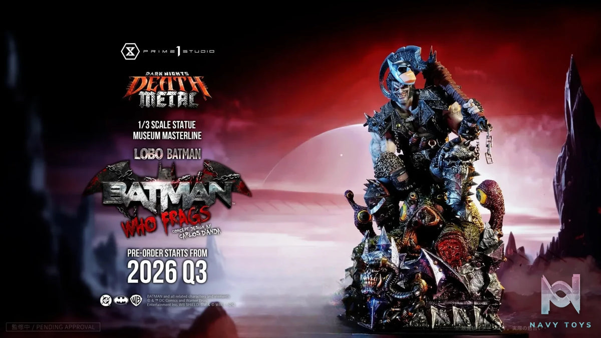 Prime 1 Studio – Dark Nights: Death Metal (Comics) Lobo Batman: Batman Who Frags Concept design by Carlos D’Anda (Licensed)