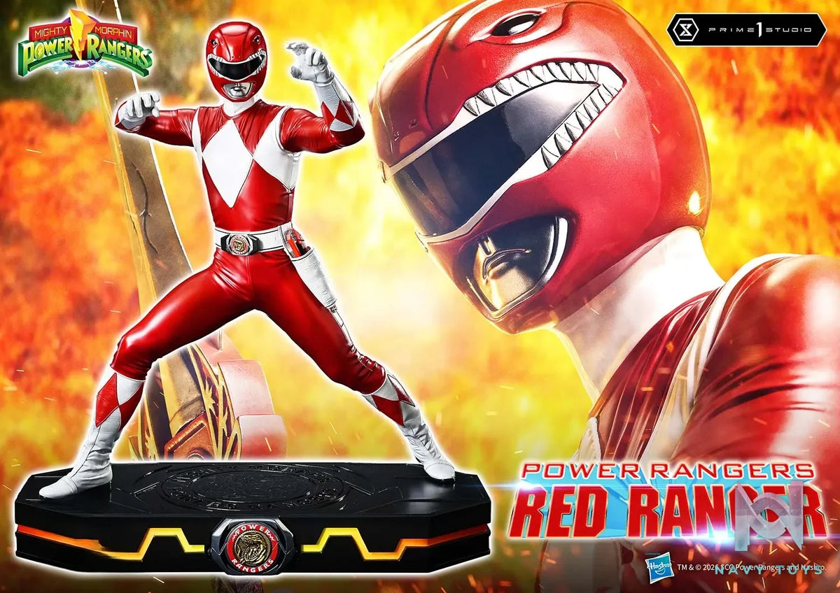 Prime 1 Studio – Premium Masterline Mighty Morphin Power Rangers Power Rangers Red Ranger PMPWR-02 (Licensed)