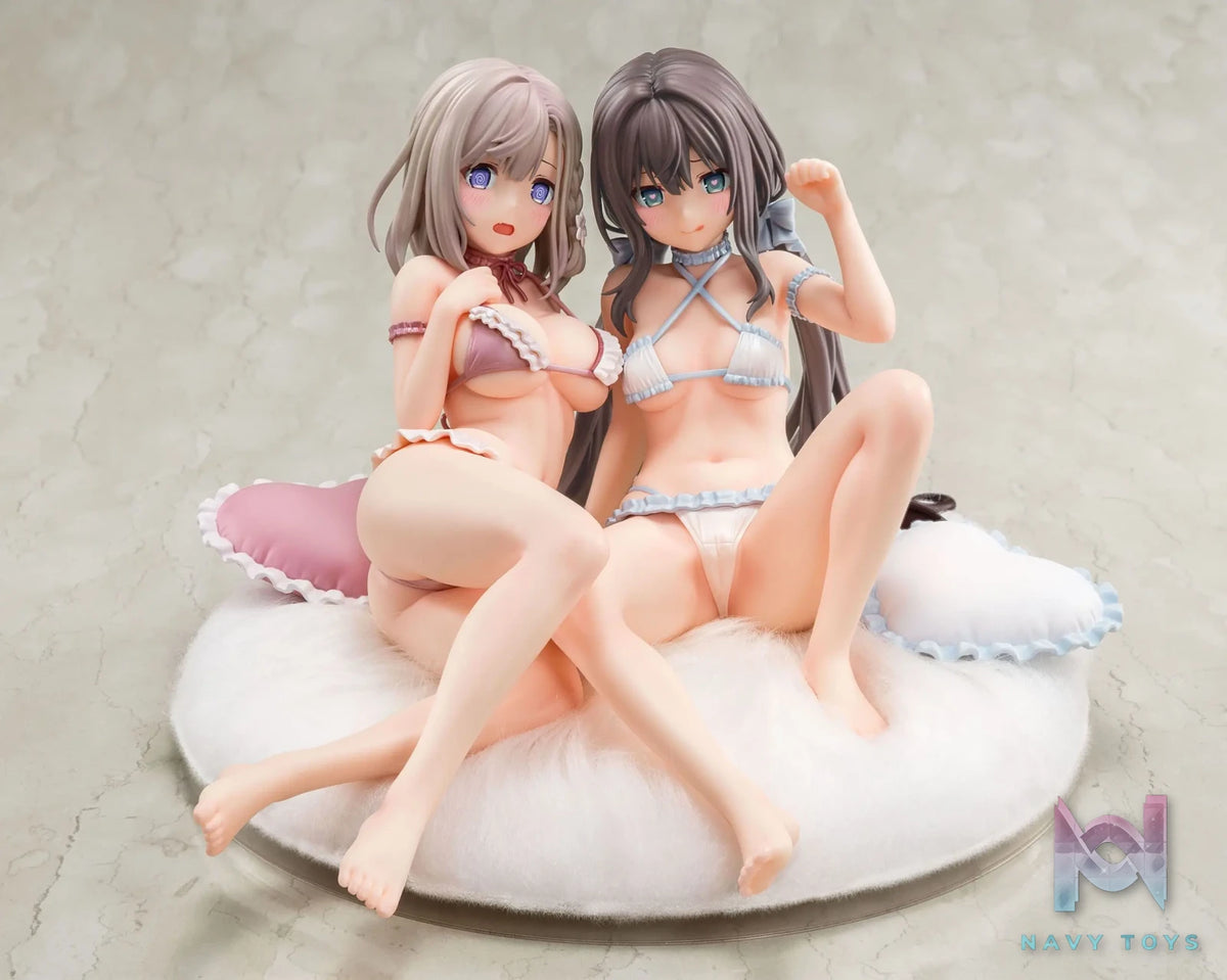 HAKOIRI MUSUME – Hoshimiya Amane & Shimizu Yui illustration by karory (KAROMIX) 1/6 Complete Figure (Licensed)