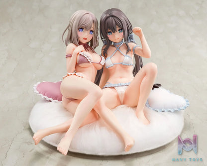 HAKOIRI MUSUME – Hoshimiya Amane & Shimizu Yui illustration by karory (KAROMIX) 1/6 Complete Figure (Licensed)