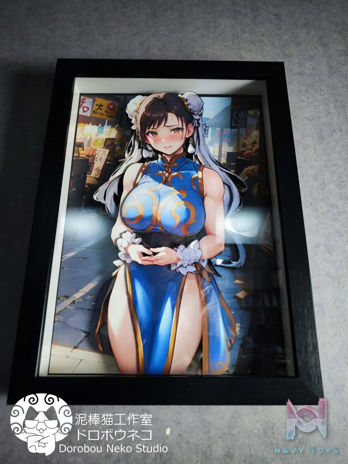Dorobou Neko Studio – Street Fighter Chun-Li Detachable 3D Poster