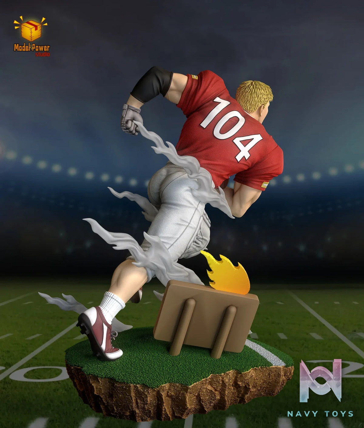 Model Power Studio – Reiner Braun Rugby Player Attack On Titan