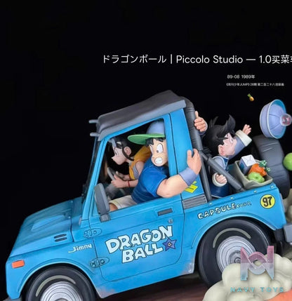 Goku Famliy Car Resin Recast Statue - Dragon Ball - Kt studio resin statue Recast anime figure