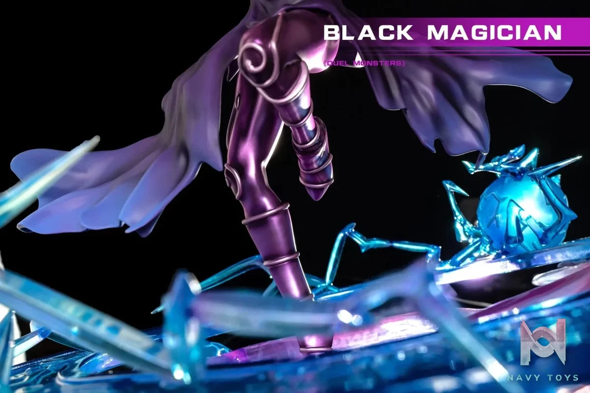 YU Studio - Yu - Gi - Oh! Black Magician resin statue Navy Toys anime figure