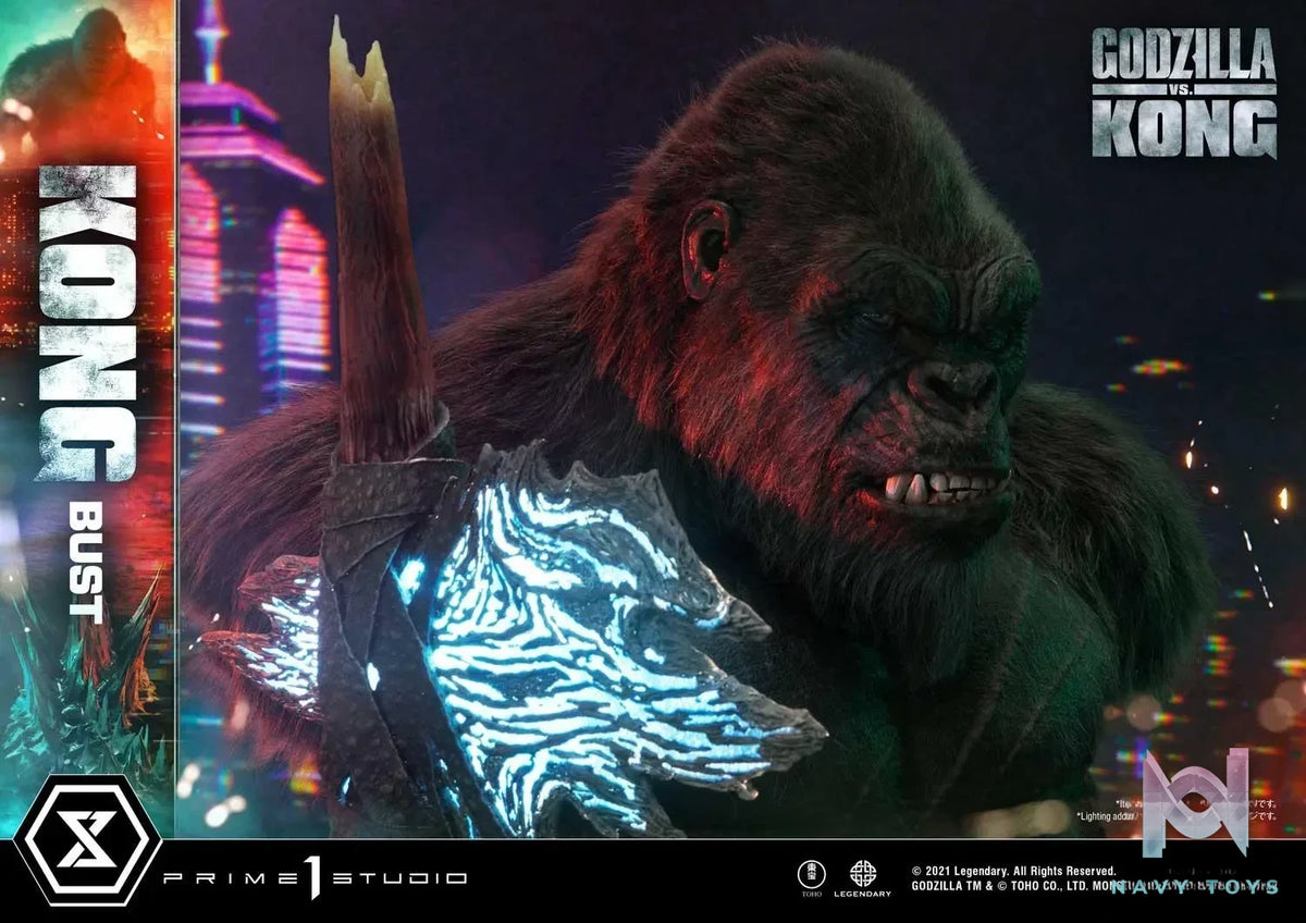 Prime 1 Studio – Life Size Bust Godzilla vs Kong Kong LSGVK-02 (Licensed)