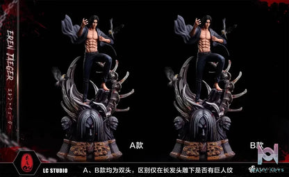 LC Studio - Attack on Titan 19 years old Eren resin statue Navy Toys anime figure