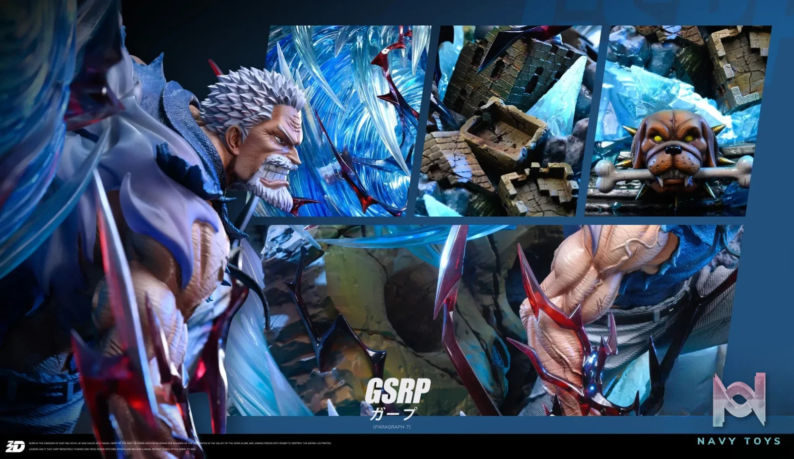 ZZDD Studio – One Piece Navy Hero Monkey D. Garp