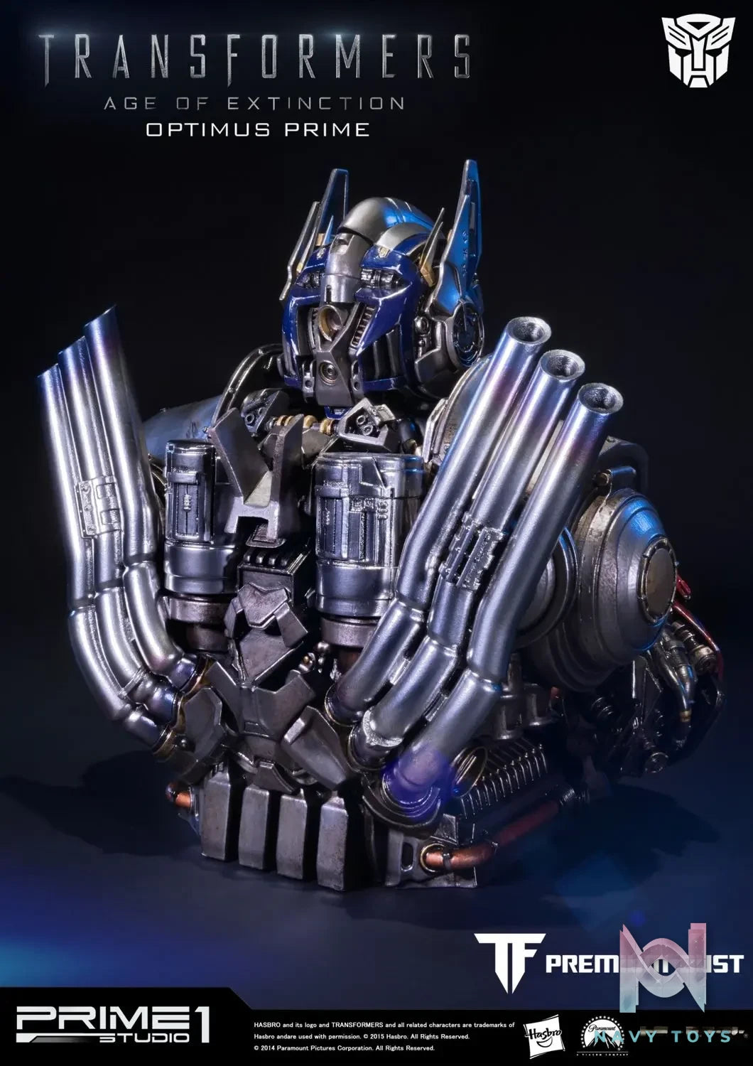 Prime 1 Studio – Premium Bust Transformers: Age of Extinction (Film) Optimus Prime PBTFM-09 PBTFM-09GL PBTFM-09D(Licensed)