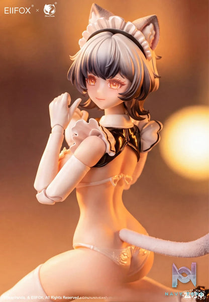 EIIFOX X BearPanda – Cat Maid Little Pudding 1/12 Scale Action Figure (Licensed)