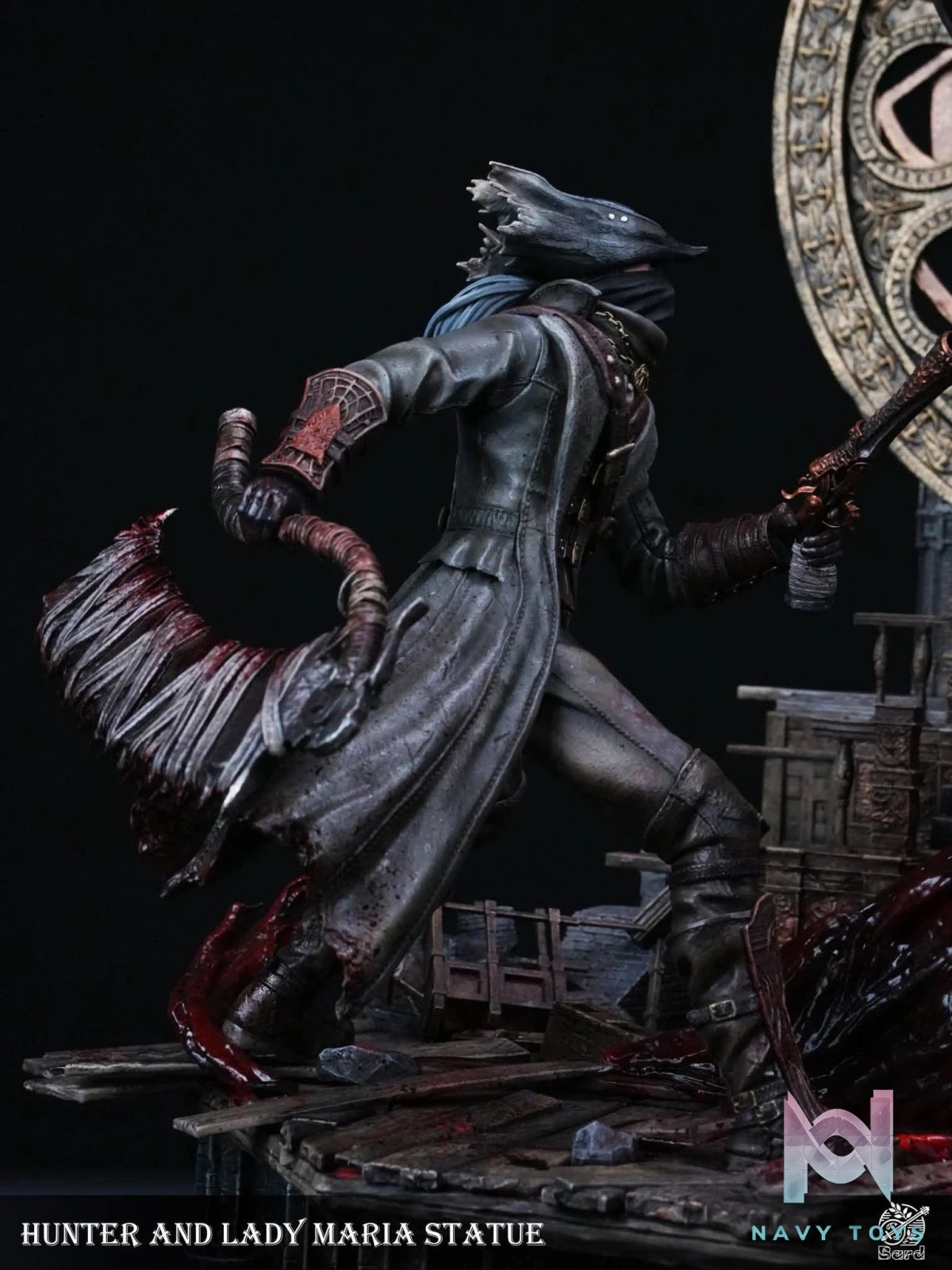 Lady Maria vs Hunter resin statue Bard studio anime figure